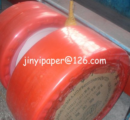 Good price 48mm width black image Carbonless Paper in reel with lenth 6000m online